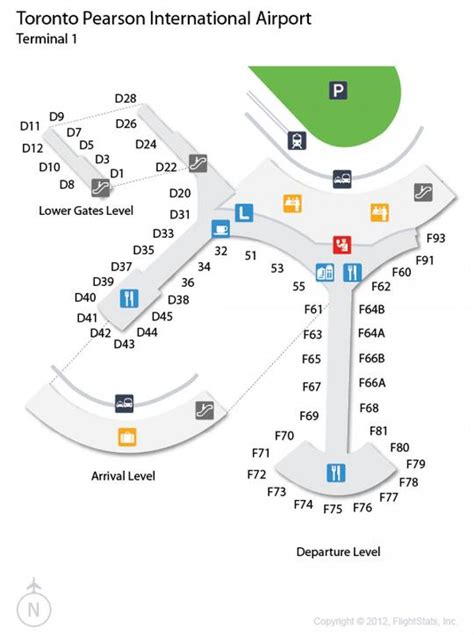 Toronto Pearson Terminal 1 Map 10440v3 .